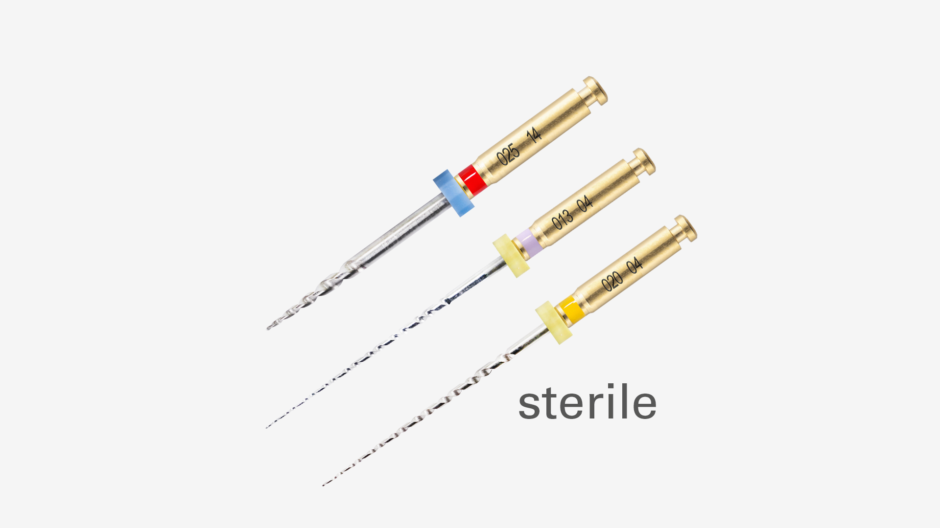 Limes stériles JIZAI NiTi Orifice et glide path (3 limes / pack) - Endodontie