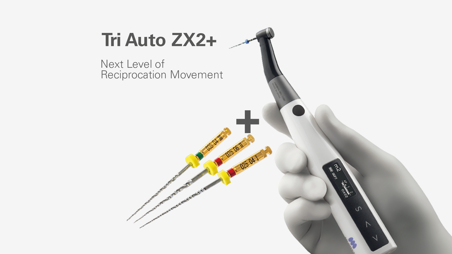  Pack moteur d’endodontie avec localisateur d'apex Tri Auto ZX2+ et limes NiTi de MANI 