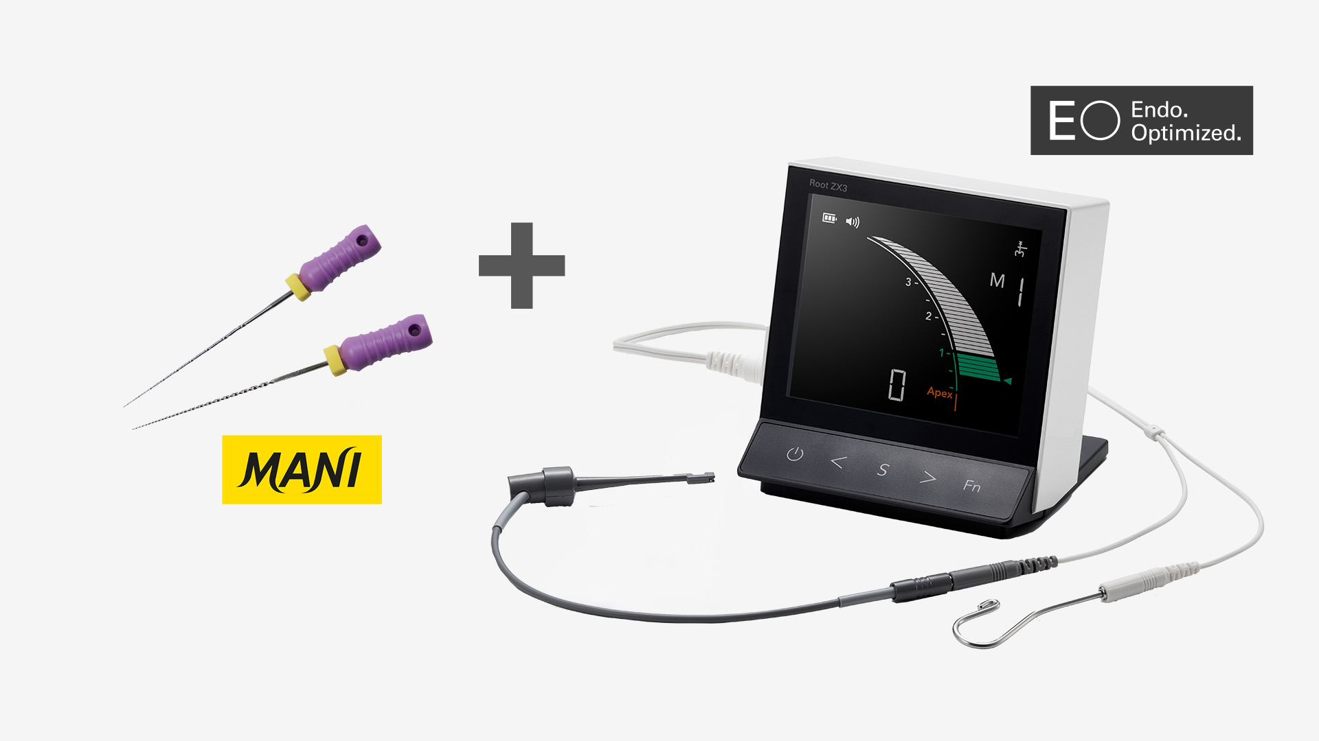 Apex Lokator Root ZX3 und Endodontie Handfeilen von MANI - Set